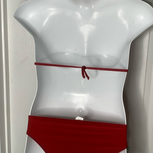 🎈Bathing suit 🩱 Red Size Medium with a heart ❤️ - Picture 3 of 11